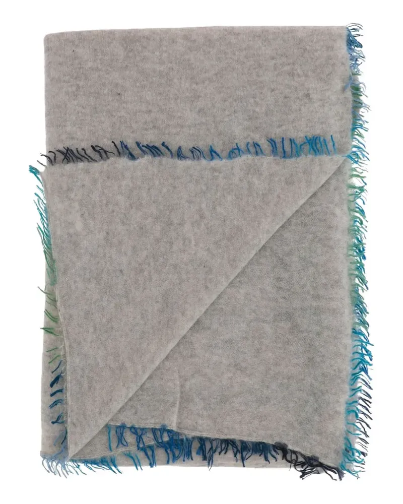 Faliero Sarti Schal mit Fransen - Grau Grau