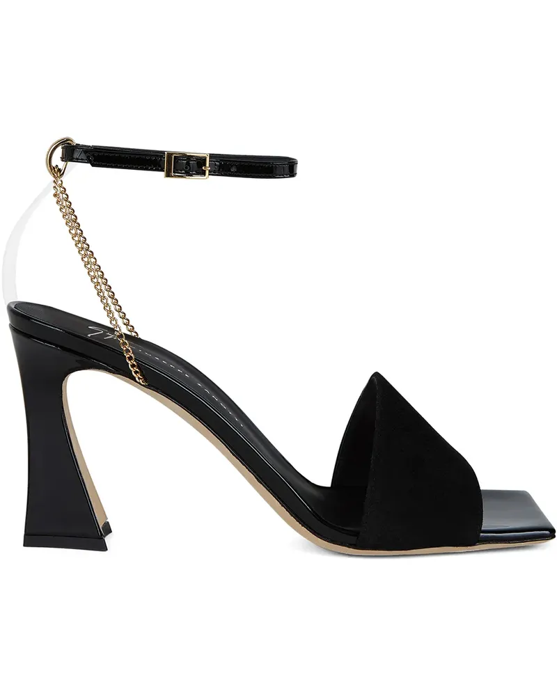 Giuseppe Zanotti Sandalen mit Design-Absatz - Schwarz Schwarz