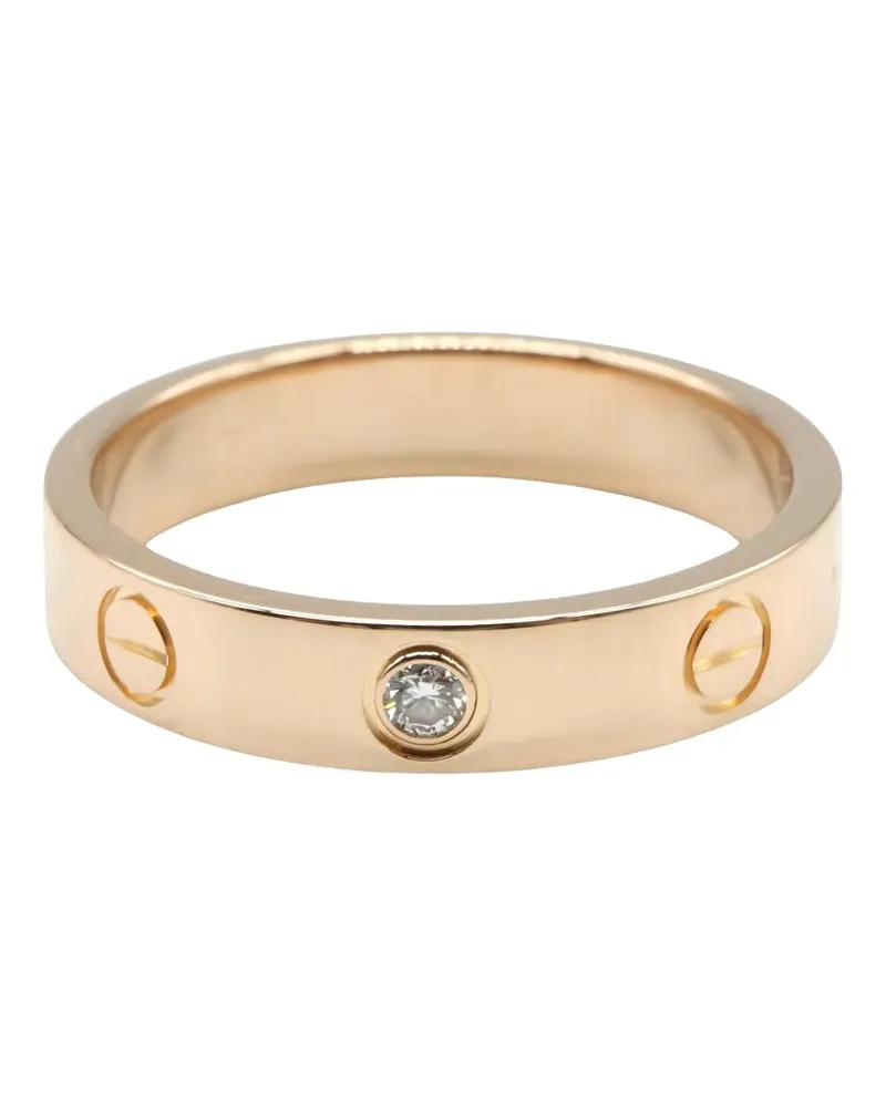 Cartier 2010s mini Love diamond ring - Rosa Rosa