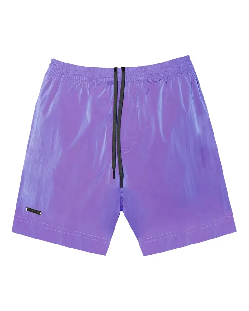 TRUE TRIBE Badeshorts mit Kordelzug - Violett Violett