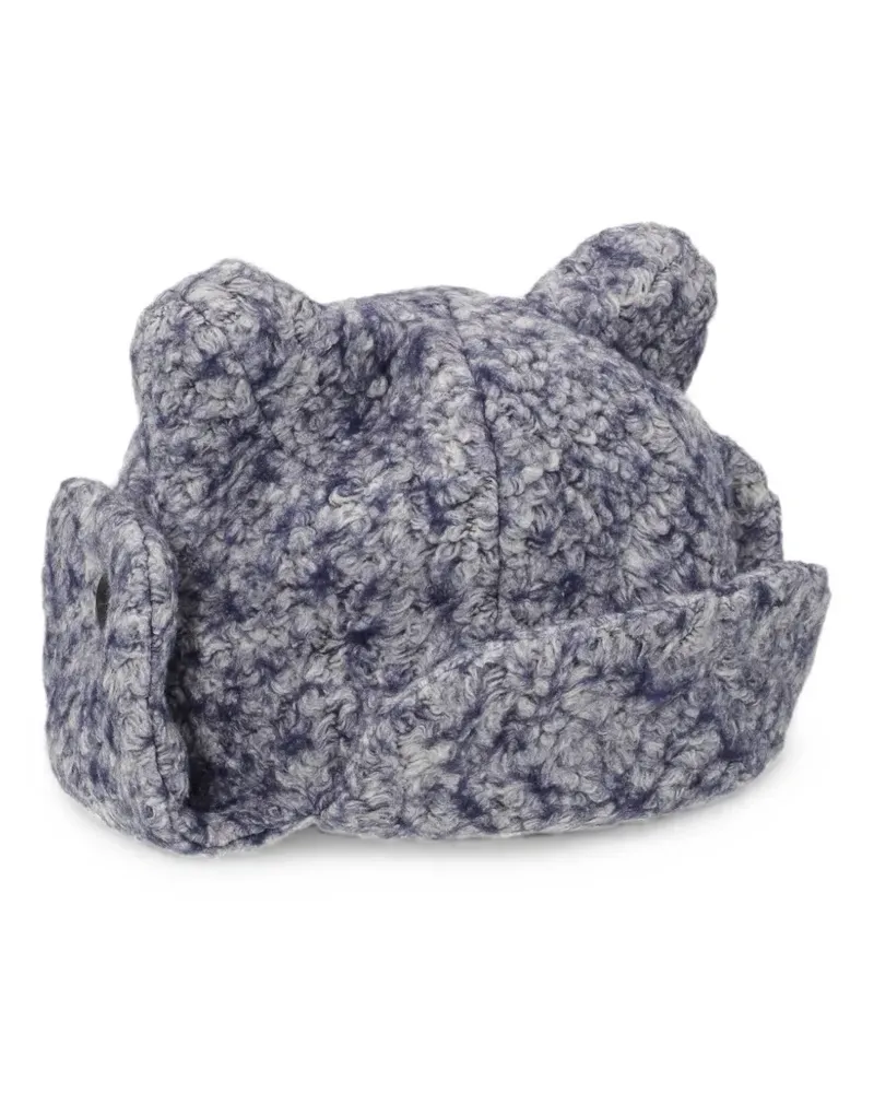 Henrik Vibskov Strukturierter Frog Hut - Blau Blau