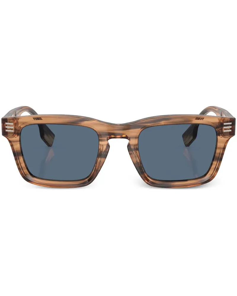 Burberry Sonnenbrille mit eckigem Gestell - Braun Braun