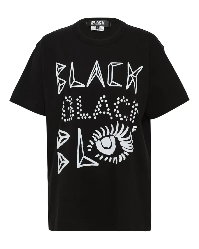 Comme des Garçons T-Shirt mit Pagowski-Print - Schwarz Schwarz