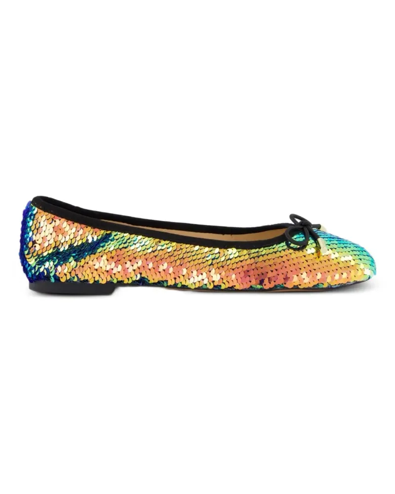 Inuovo Ballerinas mit Pailletten - Gold Gold