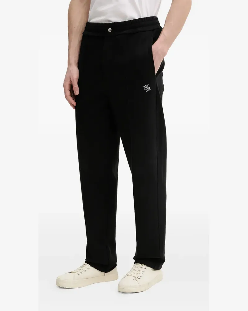 Filling Pieces Hose mit Logo-Stickerei - Schwarz Schwarz