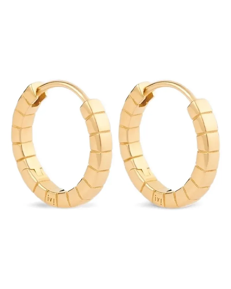 IVI Collection Small Signore Hoops - Gold Gold