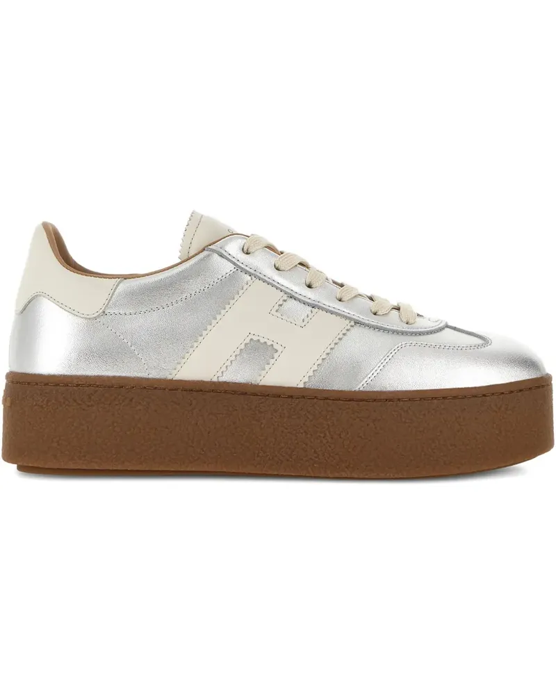 Hogan H698 Plateau-Sneakers - Silber Silber