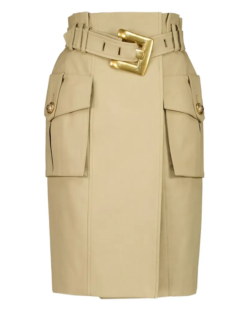 Balmain Rock mit Gürtel - Nude Nude