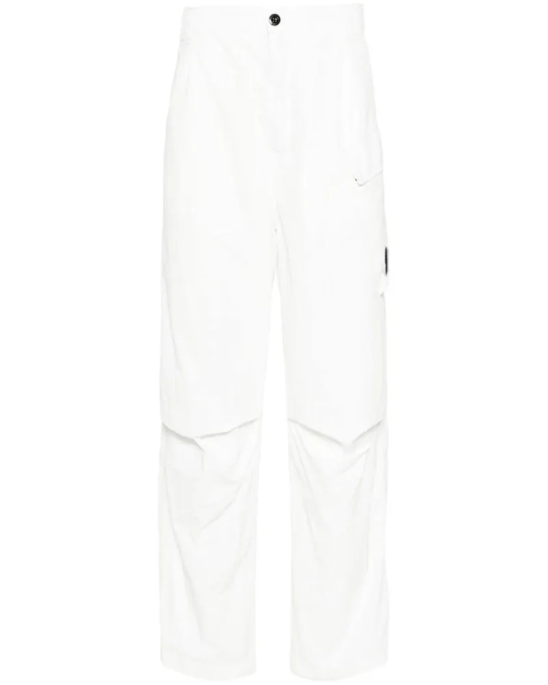 C.P. Company Jogginghose mit Linsen-Detail - Weiß Weiß