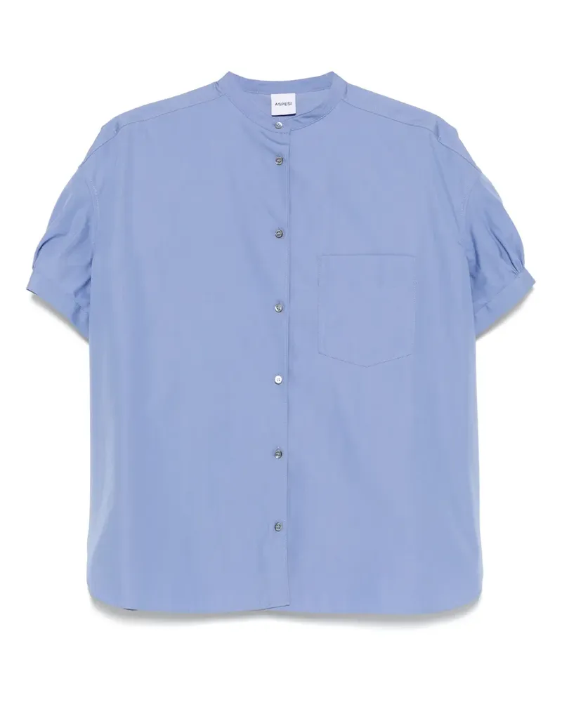 ASPESI Hemd aus Popeline - Blau Blau