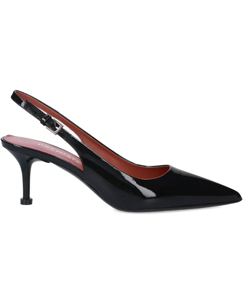 Premiata Pumps aus Lackleder 60mm - Schwarz Schwarz