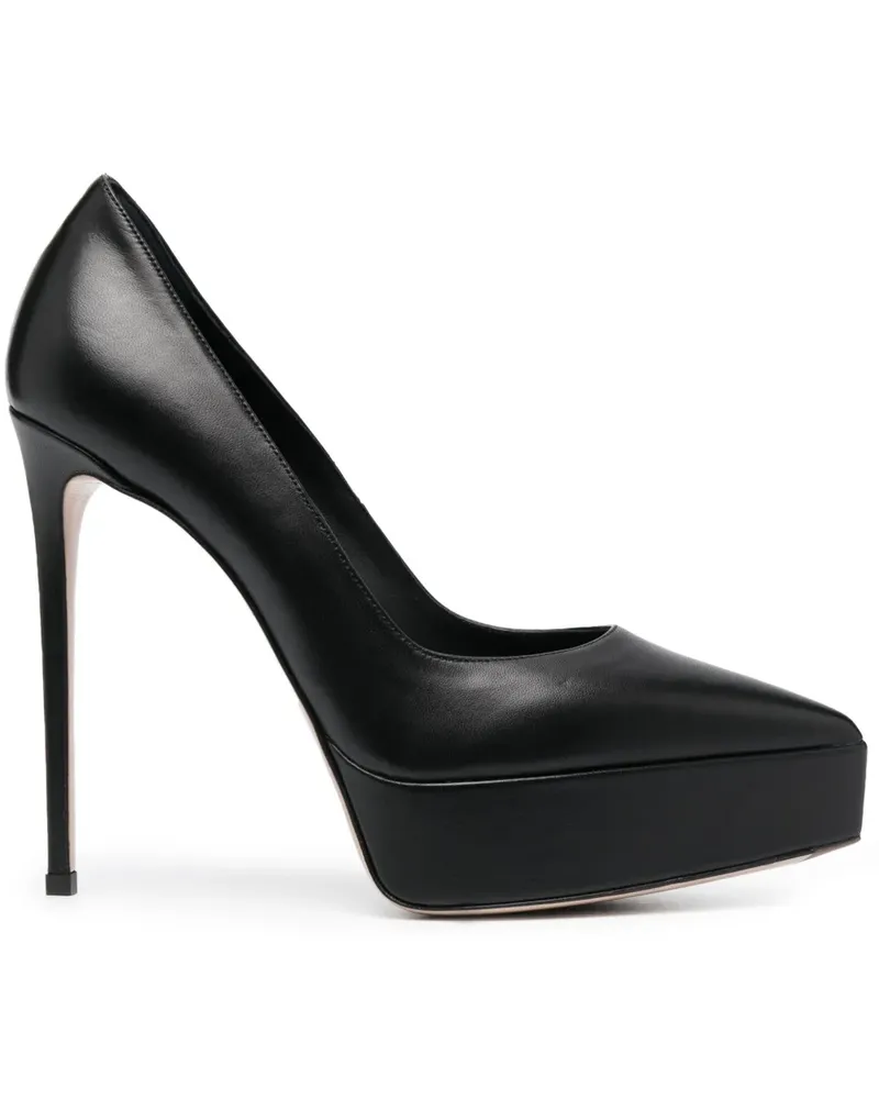 Le Silla Pumps mit spitzer Kappe 130mm - Schwarz Schwarz