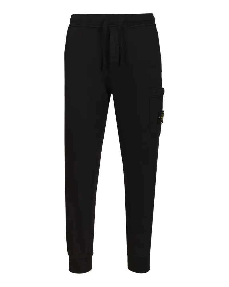 Stone Island badge track pants - Schwarz Schwarz