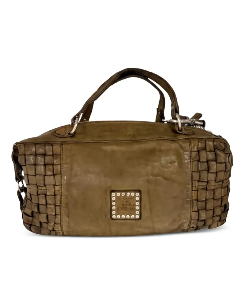 Campomaggi Rachele studded tote bag - Grün Grün