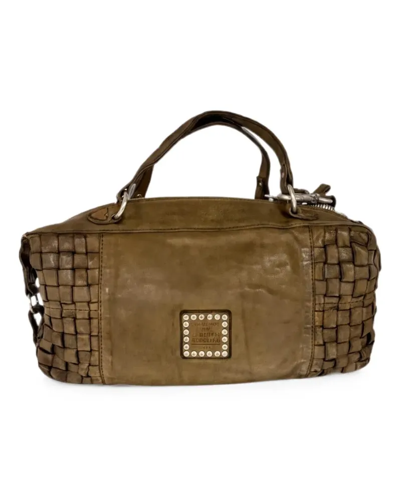 Campomaggi Rachele studded tote bag - Grün Grün