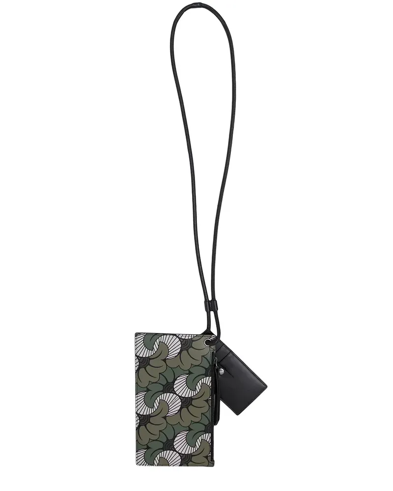 Ports V Kartenetui mit Print - Grün Grün