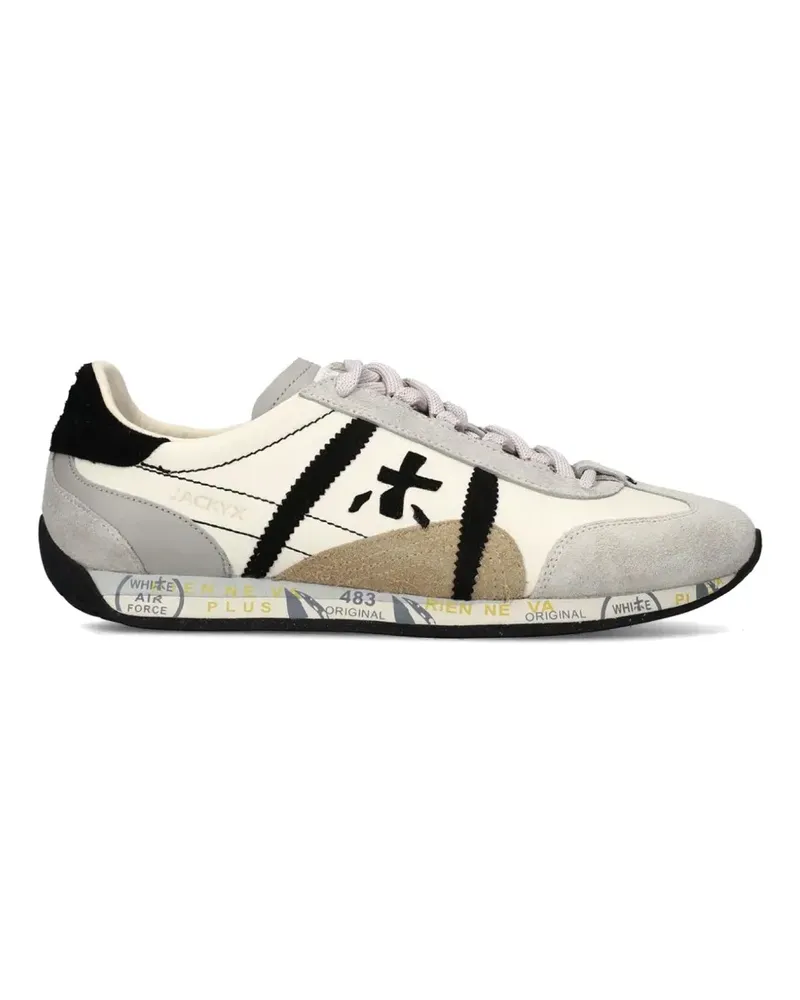 Premiata suede inserts jackyx sneakers - Nude Nude