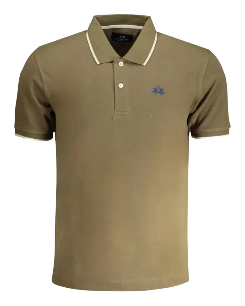 La Martina Anthony embroidered-logo polo shirt - Grün Grün