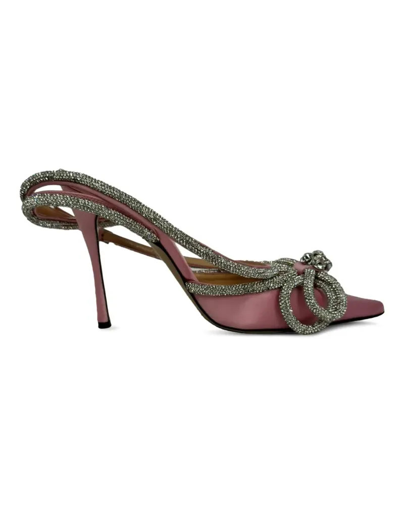 Mach & Mach Pumps mit doppeltem Riemen - Rosa Rosa