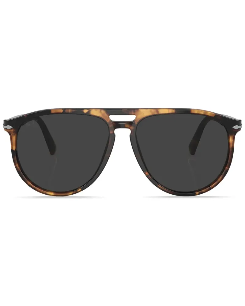 Persol Sonnenbrille mit rundem Gestell - Grün Grün