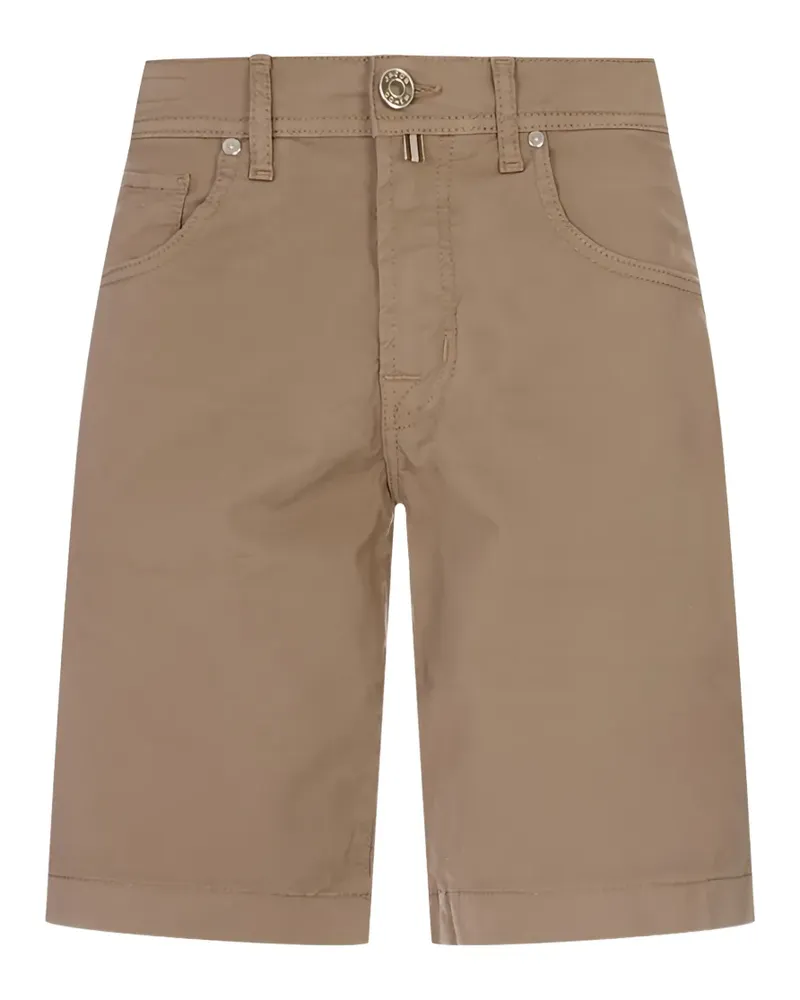 Jacob Cohën logo-patch shorts - Braun Braun