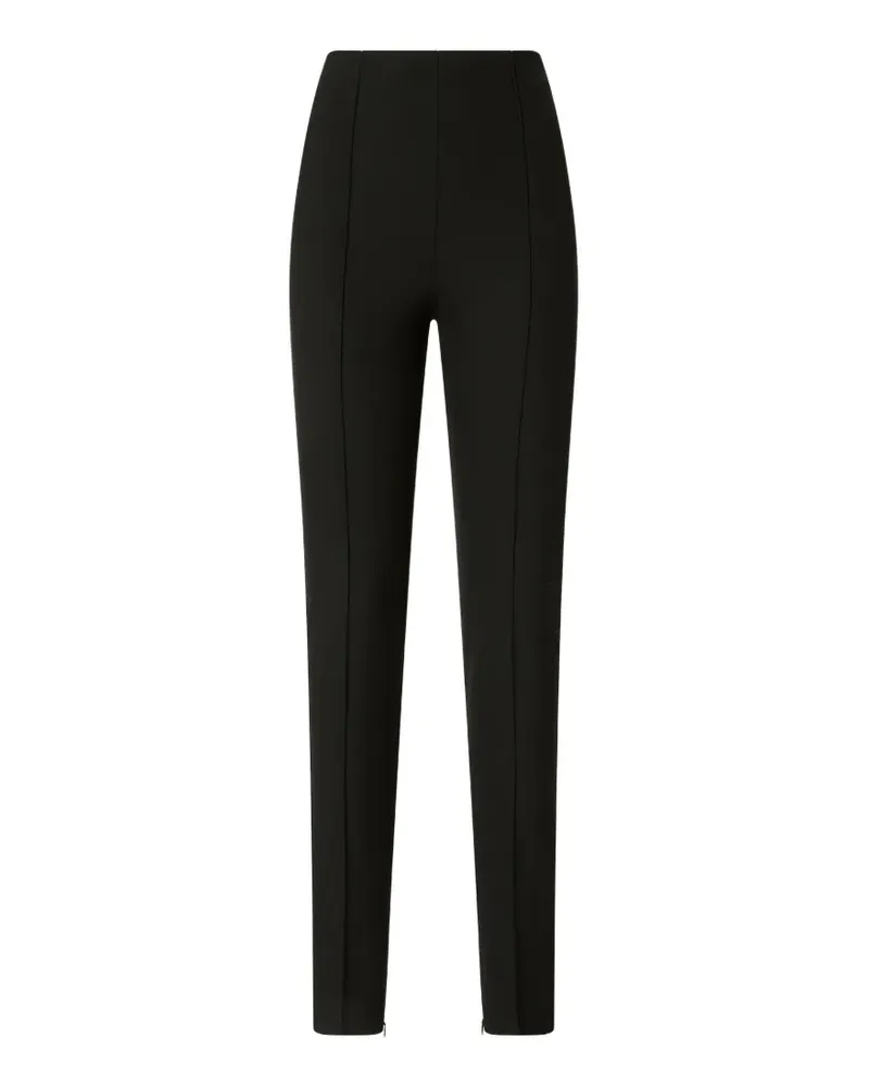 Pinko Slim-Fit-Hose mit Ziernaht - Schwarz Schwarz