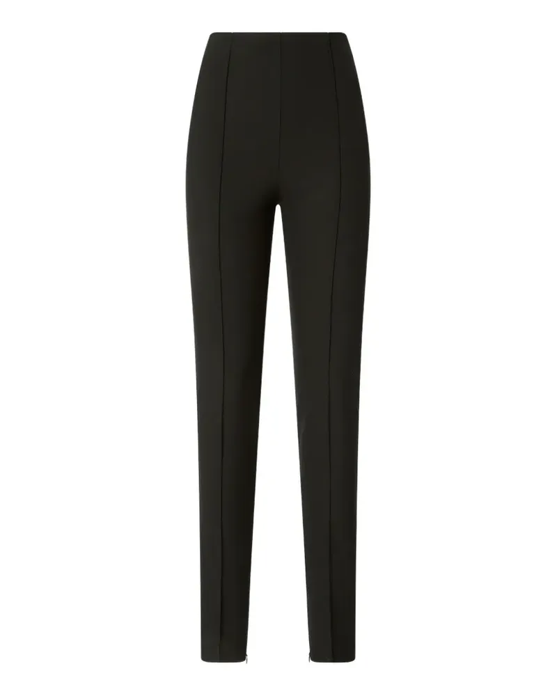 Pinko Slim-Fit-Hose mit Ziernaht - Schwarz Schwarz