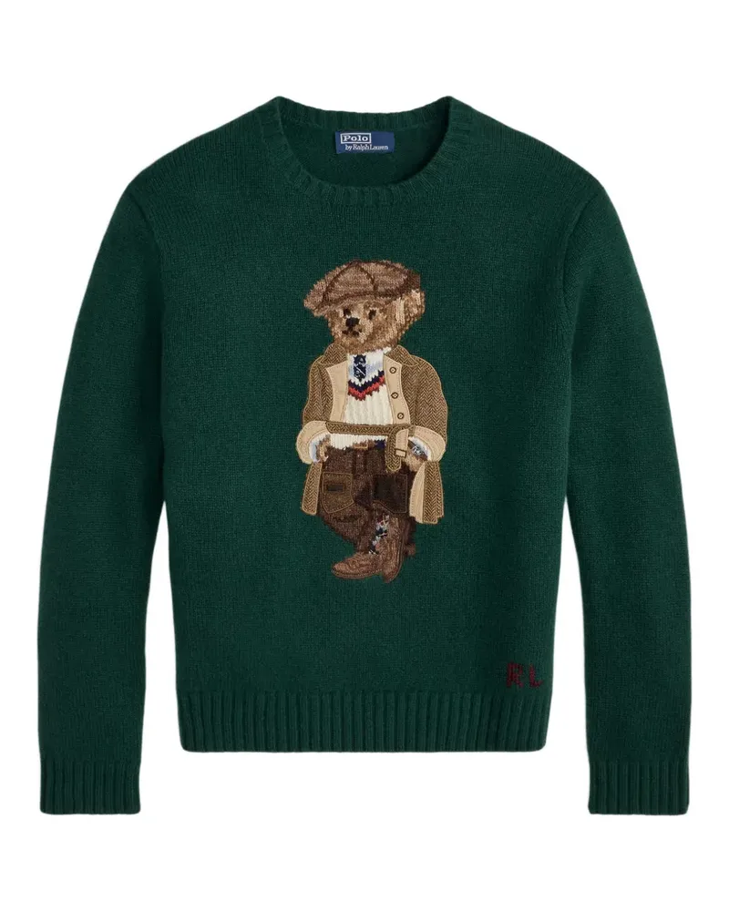 Ralph Lauren Polo Bear Pullover aus Wolle - Grün Grün