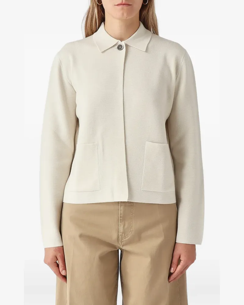 Gran Sasso button-fastening pocket-detail cardigan - Nude Nude