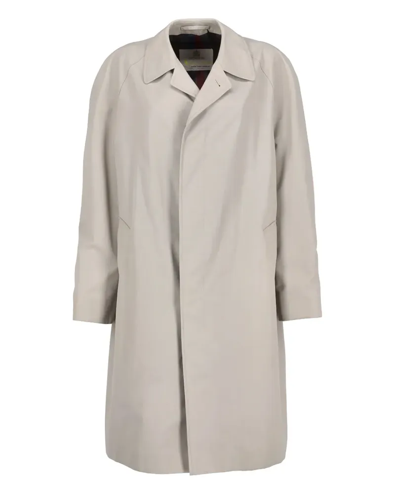 Aquascutum Einreihiger Trenchcoat - Grau Grau