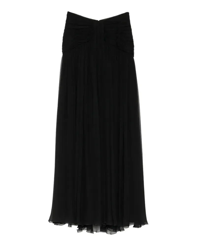 Zuhair Murad Drapierter Rock - Schwarz Schwarz