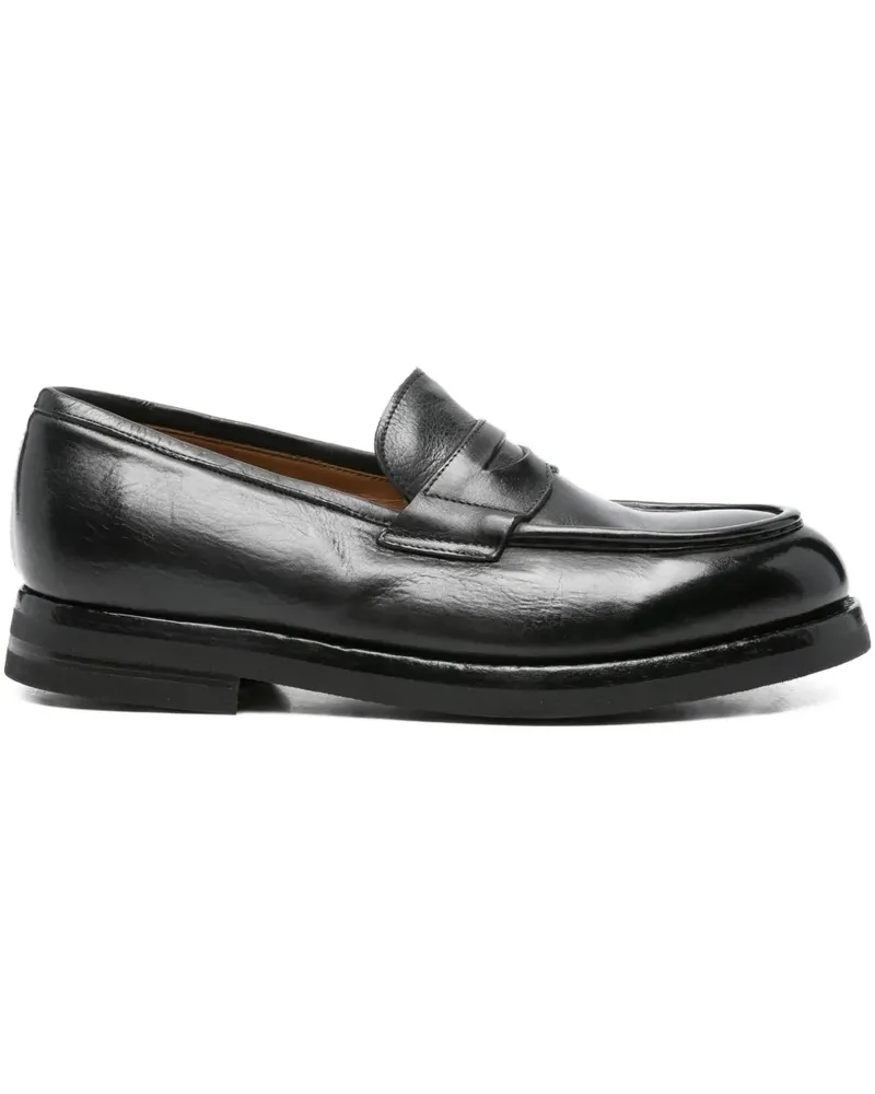Green George Klassische Penny-Loafer - Schwarz Schwarz