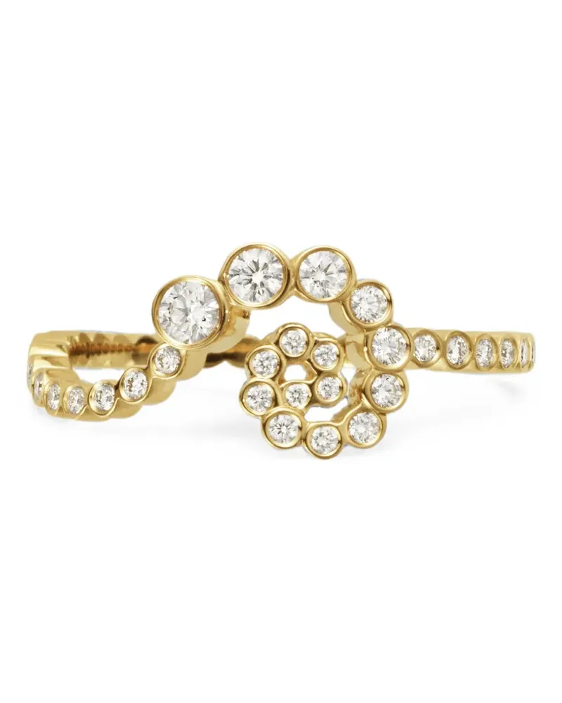 Sophie Bille Brahe Rive Escargot Ring mit Diamant - Gold Gold