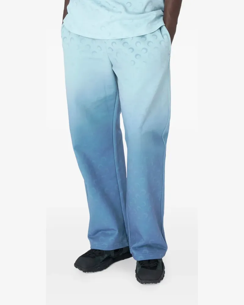Marine Serre Ausgeblichene Moon Jogginghose - Blau Blau
