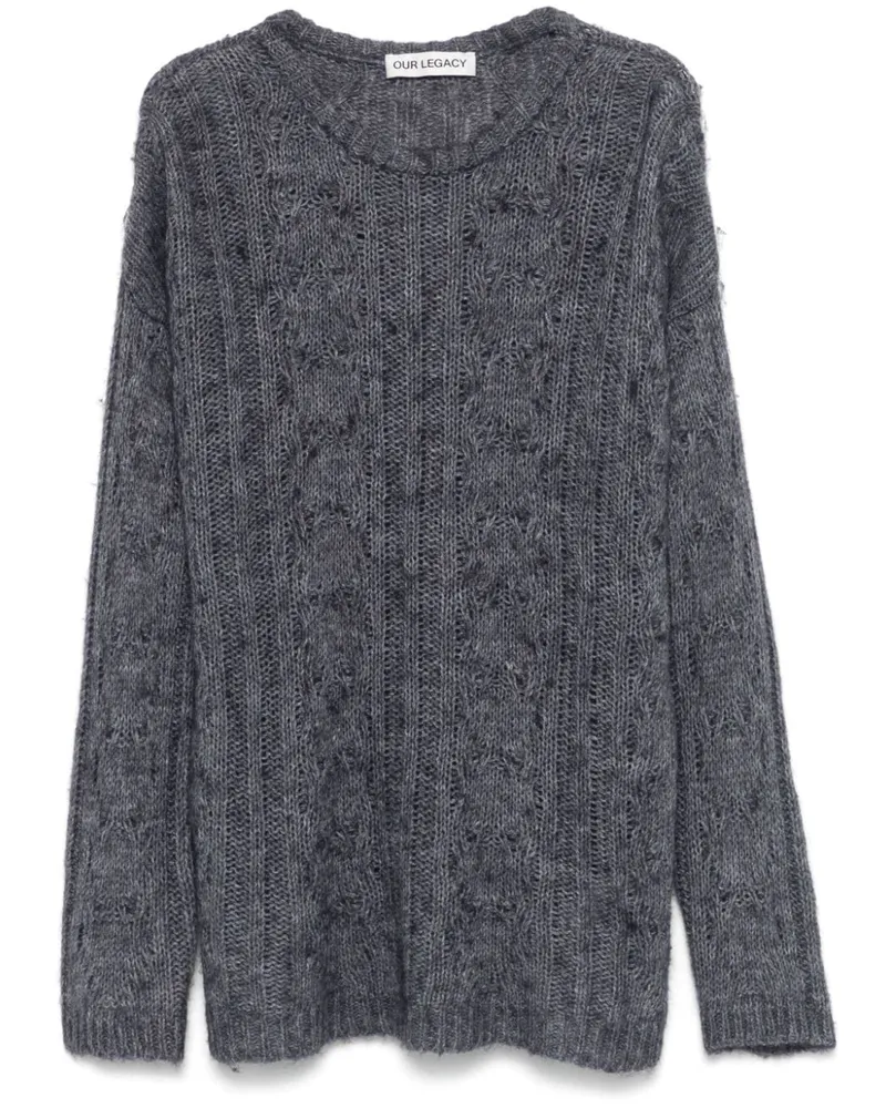 Our Legacy Popover Pullover - Blau Blau