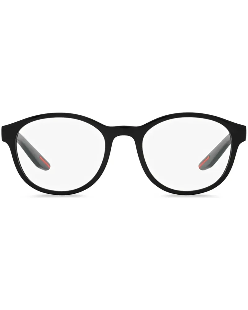 Prada PS 07PV Brille mit rundem Gestell - Schwarz Schwarz