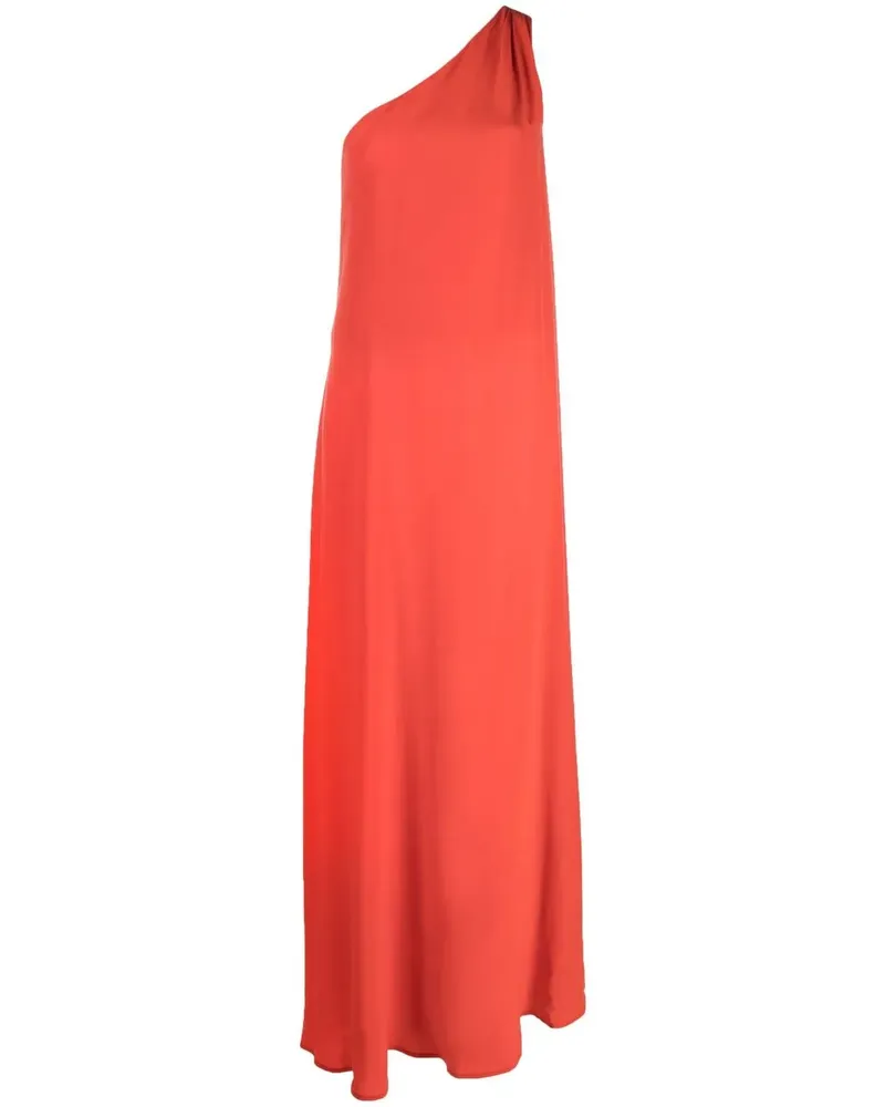 Kiton Asymmetrisches Maxikleid - Rot Rot