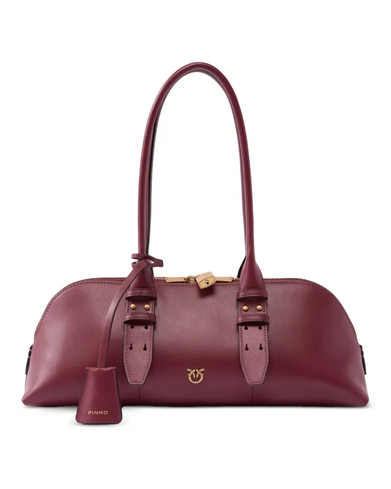 Pinko Große Escape Bag Schultertasche mit Schnallendetail - Rot Rot