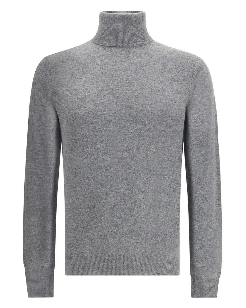 ARAGONA Langärmeliger Rollkragenpullover - Grau Grau