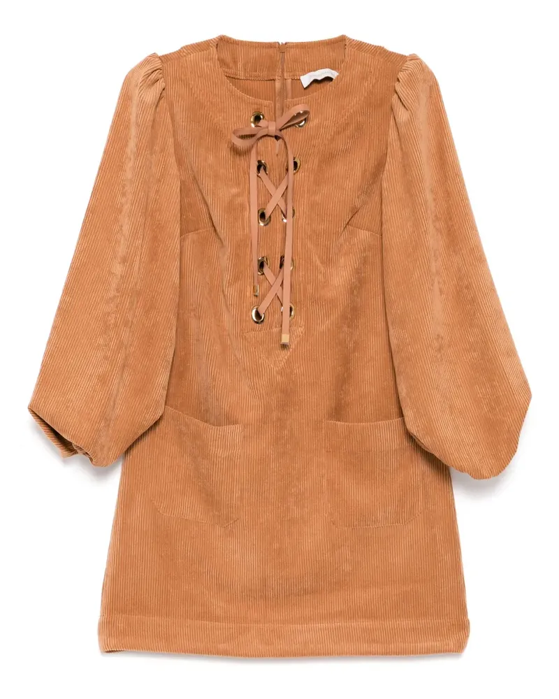 Zimmermann Illuminate Kordelkleid - Braun Braun