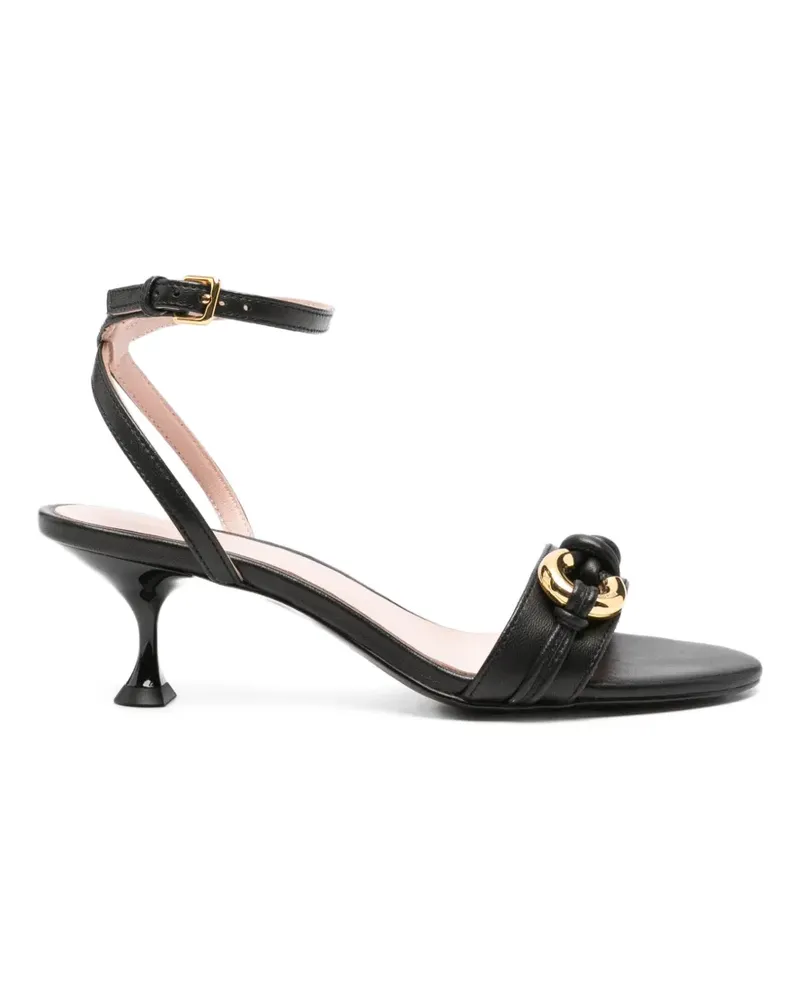 Coccinelle Sandalen aus Leder - Schwarz Schwarz