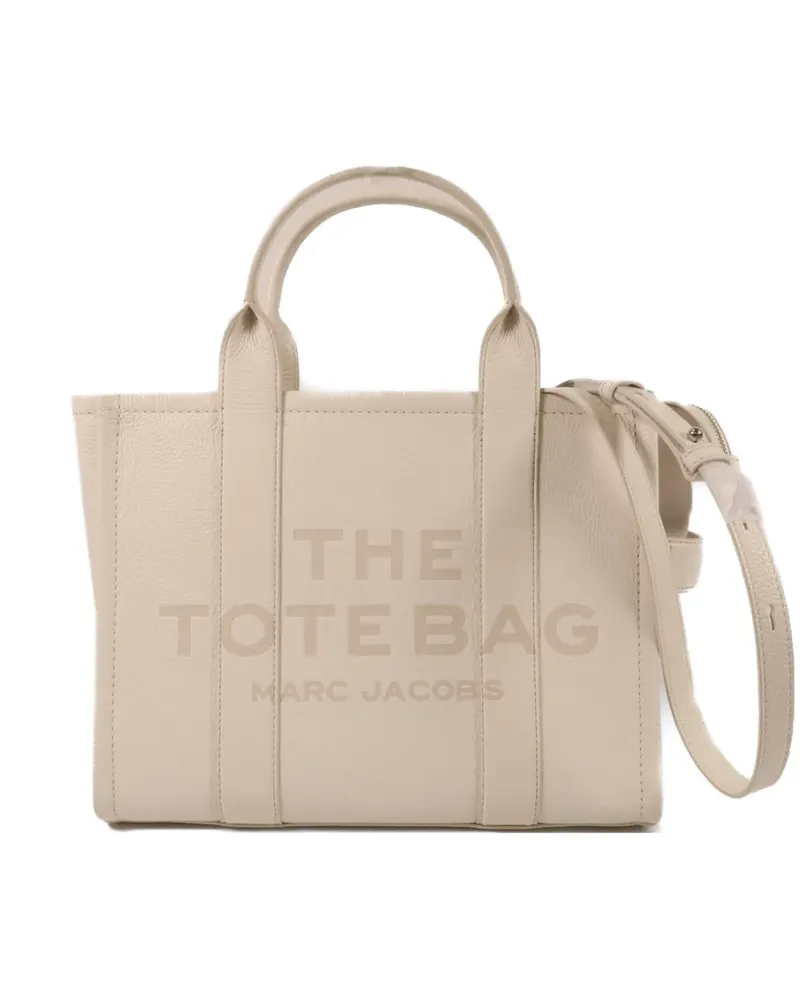 Marc Jacobs logo-detail two-way calfskin tote bag - Weiß Weiß