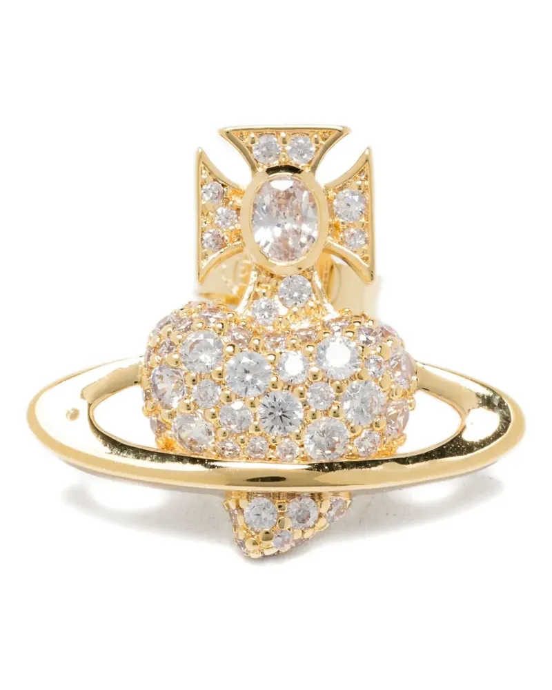 Vivienne Westwood Agnatha crystal-embellished earrings - Gold Gold