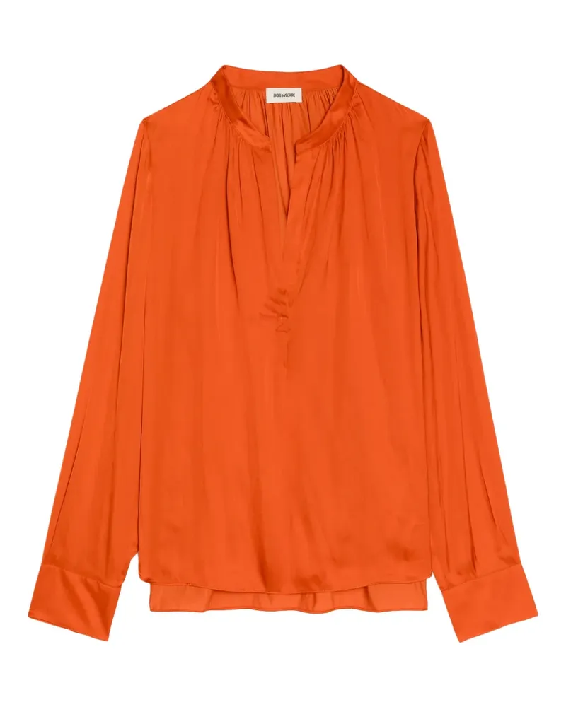 Zadig & Voltaire Tink Satin-Bluse - Orange Orange