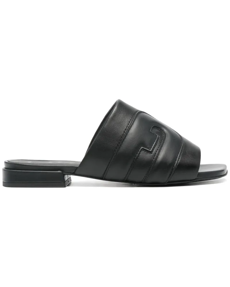 Furla Flache Pic Nic Mules - Schwarz Schwarz