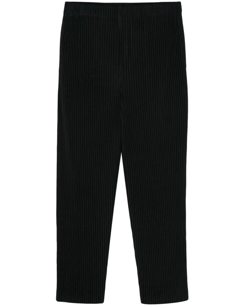 Issey Miyake Plissierte MC January Hose - Schwarz Schwarz