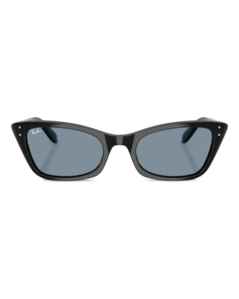 Ray Ban Lady Burbank Cat-Eye-Sonnenbrille - Schwarz Schwarz