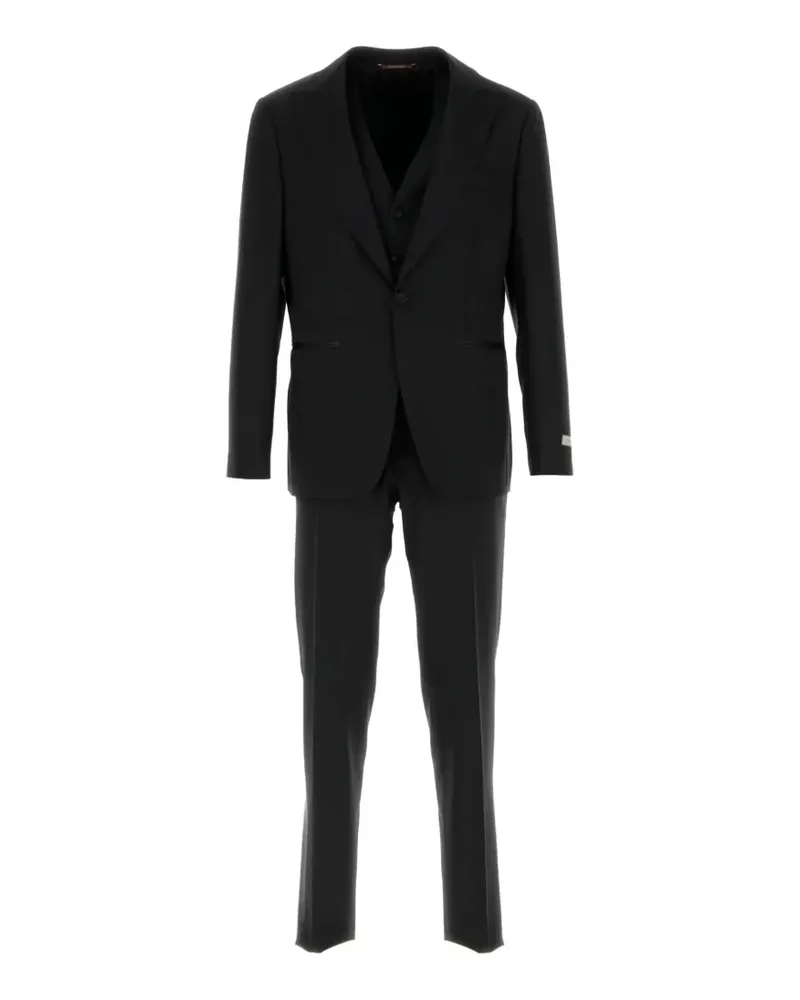 Canali single-breasted suit - Schwarz Schwarz