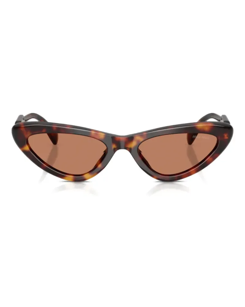 Miu Miu cat-eye frame sunglasses - Braun Braun