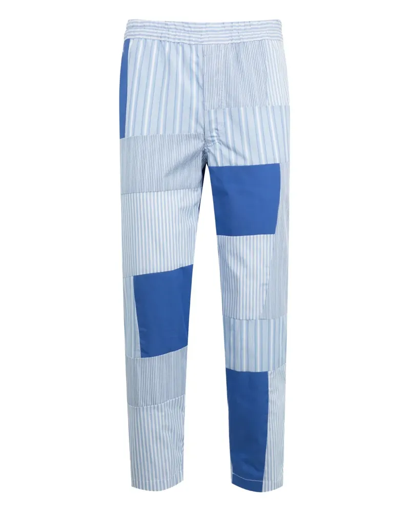 Comme des Garçons Hose im Patchwork-Look - Blau Blau